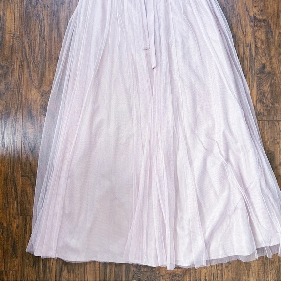 BHLDN • Jenny Yoo Juliette Dress Rose Quartz strapless lace tulle convertible - Picture 11 of 15